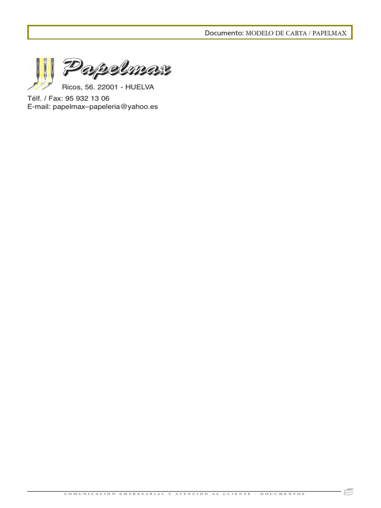 CE - Modelo de Carta 4 | PDF
