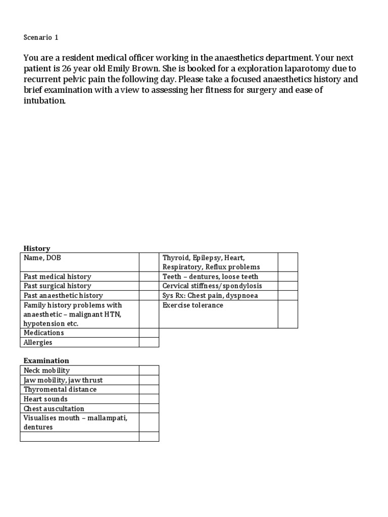 OSCE Practice: Hypertension Management | PDF | Hypertension | Diseases ...