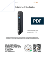 DS867 Electronic Lock Product Specifications Network Version