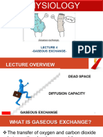 Lecture 4 - Gaseous Exchange