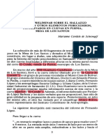 Informe Preliminar Sobre El Hallazgo de Textiles y Otros Elementos Perecederos, Conservados en Cuevas en Purnia, Mesadelossanto