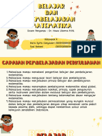 MPM Kelompok 4 BELAJAR DAN PEMBELAJARAN MATEMATIKA