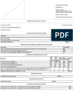 Retention Account Statement XTE736