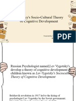 Vygotsky's Sociocultural Theory of Cognitive Development