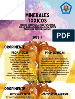 Minerales Tóxicos