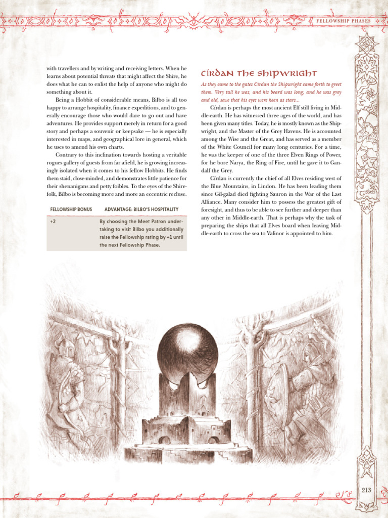 Fellowship Phases: Bilbo and Círdan | PDF | Middle Earth Races | Fantasy