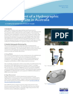 Establishment of A Hydrographic Monitoring Site in Australia