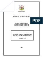 English L2 Policy Guide Grades 5 To 12 Update 06 February 2009