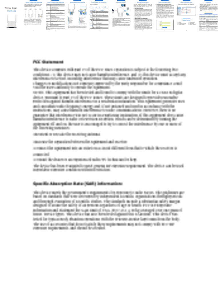 SIMTELL Wireless Router User Guide | PDF | Wi Fi | Router (Computing)
