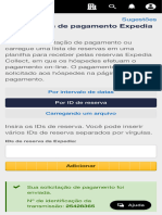 Solicitações de pagamento Expedia Collect - Exped…