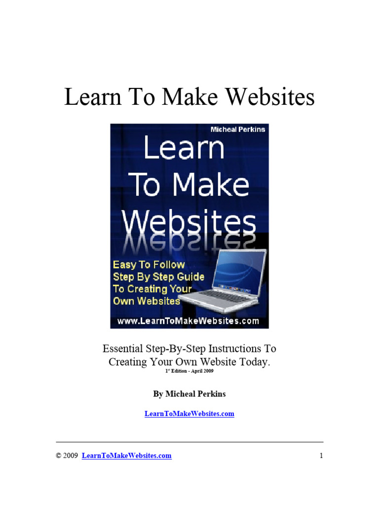 Step-by-Step Guide to Website Creation | PDF | Computer File | Search ...