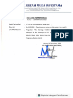 Kuitansi Pembayaran YKK 20 Desember