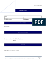 Formulário - CV Modelo Dof Eng. (Offshore)