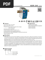 Fisa Tehnica Sursa de Alimentare MeanWell NDR-240-24