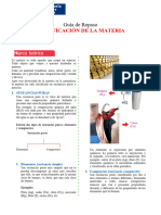 Clasificacion de La Materia