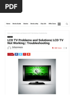 LCD TV Problems and Solutions - 1588166939321