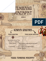 Materi Tembang Macapat Kelas XI