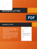 Business Letter