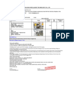 Update of FOB Proforma Invoice of GG 12060 Injera Forming Machine