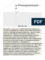 9- Apologética Pressuposiciona1 um resumo