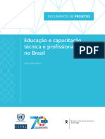 Educação e Capacitação Técnica e Profissional No Brasil: Documentos de Projetos