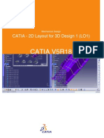 CATIA - 2D Layout For 3D Design 1 (LOI)