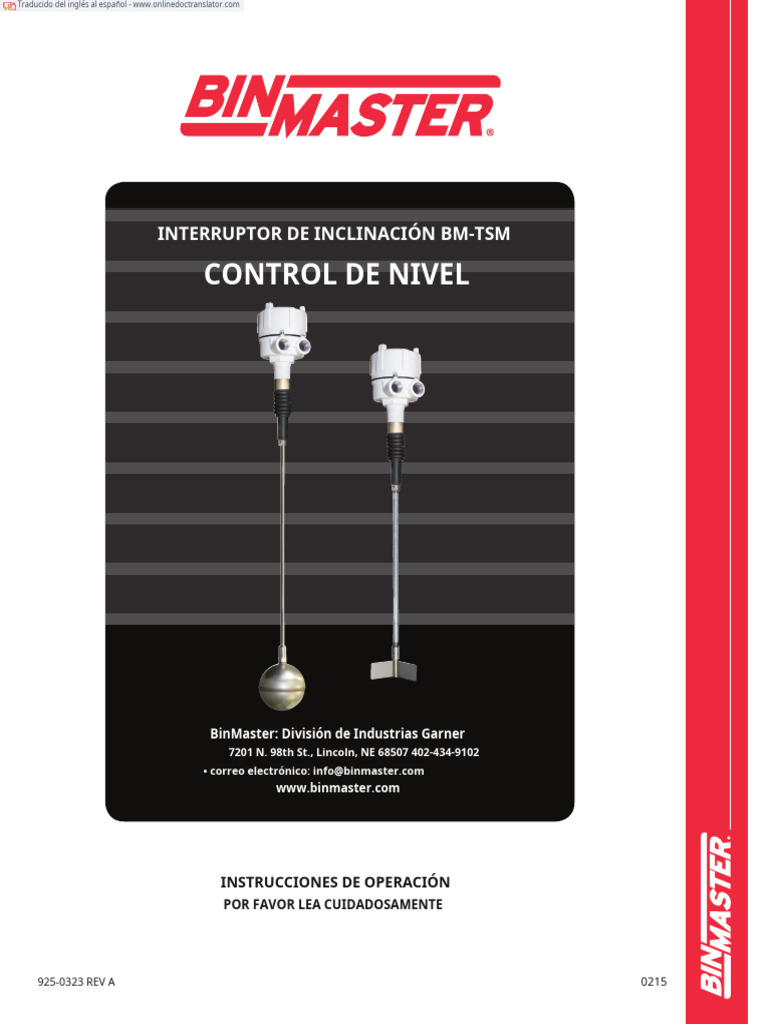 manual-bm-tsm-tilt-switch.en.es | PDF | Cambiar | Red eléctrica