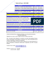 Lista Notes Tabela - PreÇo para Revenda