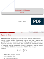 Mathematical Finance 1
