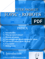 COMPUTER PROJECT TOPIC - ROBOTS - New