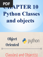 Python Classes and Objects