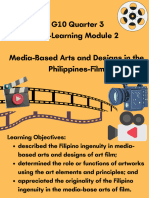Quarter 3 Self-Learning Module 2 Media-Based Arts and Designs in The Philippines-Film-numbered