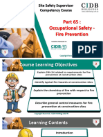 BI 006S Occupational Safety - Fire Prevention