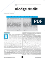 The Knowledge Audit