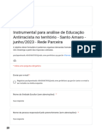 Instrumental para Análise de Educação Antirracista No Território - Santo Amaro - Junho - 2023 - Rede Parceira