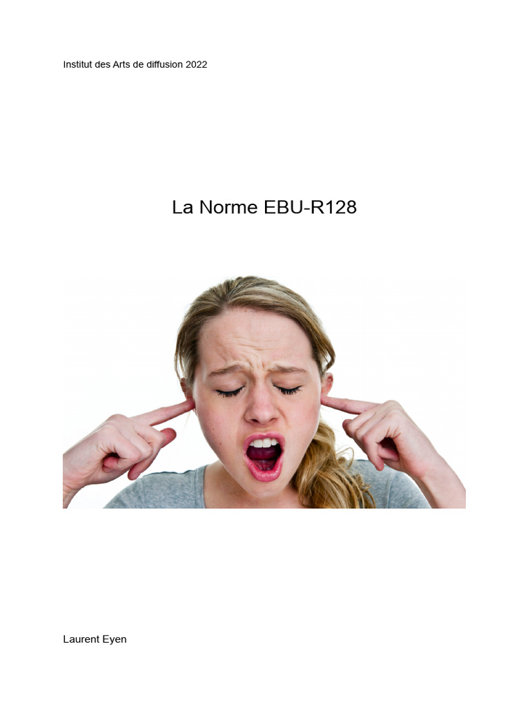 Comprendre la norme EBU-R128 | PDF | Son | Technologie de production de ...