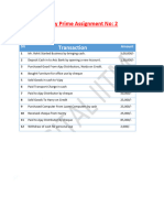 Tally Prime Assignment No.2