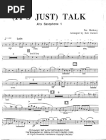 Pat Metheny - (Its Just) Talk | PDF