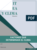 Factores Que Determinan El Clima