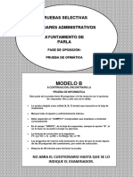 Cuestionario Modelo B Talavera