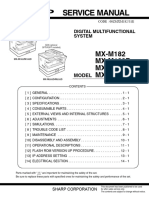 Sharp MX-M232D - Service Manual