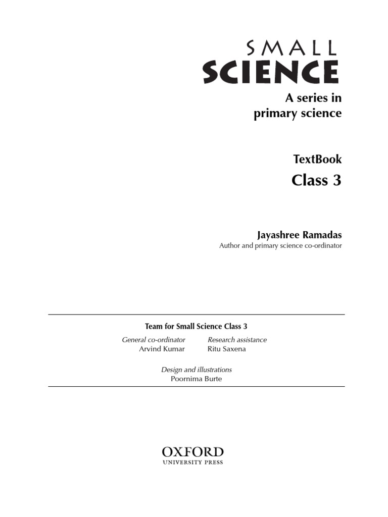 Small Science Class 3 | PDF