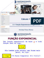 3.1 Funções Esponenciais e Logaritimas