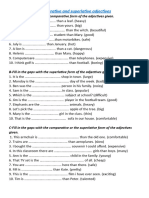 Comparative and Superlative Adjectives