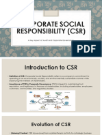 Corporate Social Responsibility (CSR)