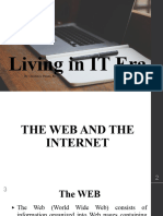 Living in IT Era Module 3 The Web and The Internet