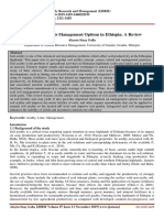 Soil Acidity and Its Management Options in Ethiopi