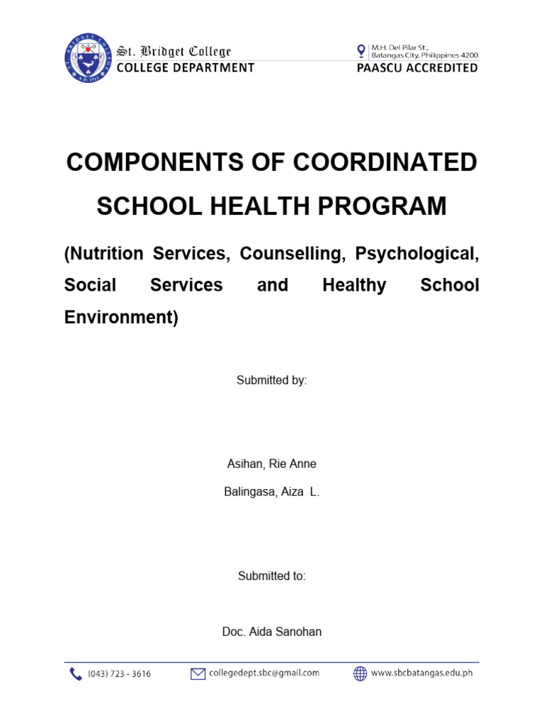 components-of-coordinated-school-health-program-pdf-nutrition