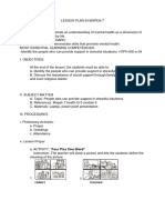 LESSON PLAN IN MAPEH-Ca Provide Support in Stressful Situations