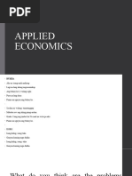 Applied Economics